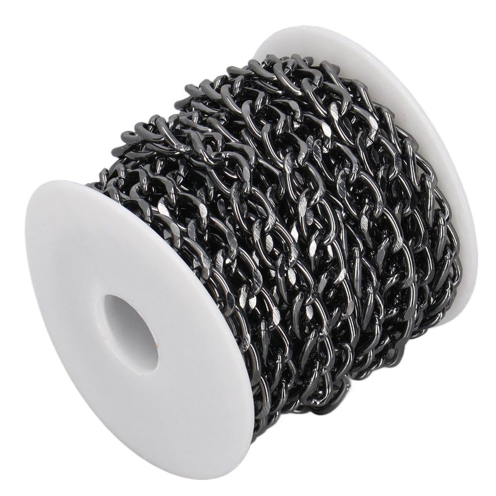 Twisted Chain Aluminum Chain Oval Links Chain Spool Jewelry Tools Chain Roll  Bracelet Making
