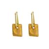 Tide Creative Bag Design Sense Atmosphere Star Same Earrings Tide Pendant Square Earrings Jewelry