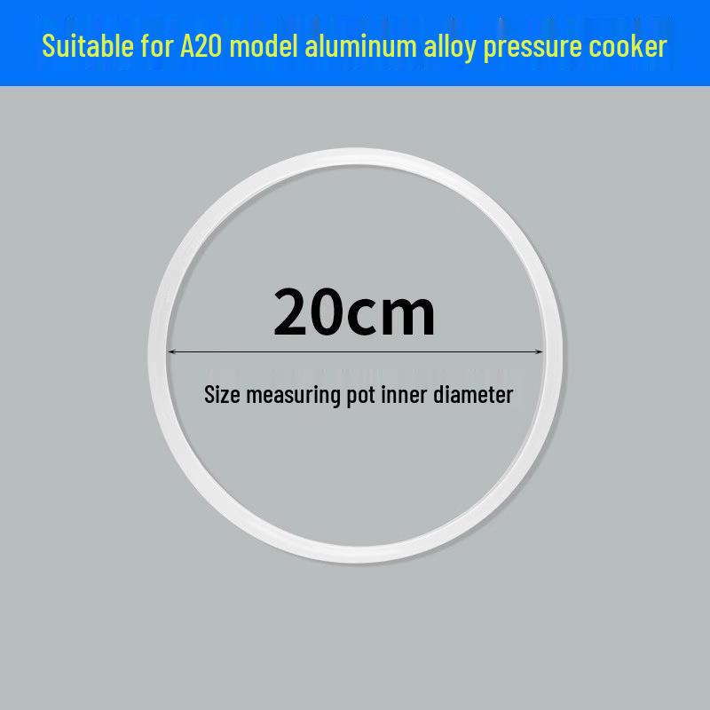 Inel de etanșare din silicon pentru oale sub presiune din aluminiu - Se potrivește modelelor Hongshuangxi, Aiqi, Wanbao, Samsung