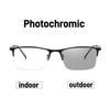Retro Venkovní Fotochromické Brýle na Krátkozrakost Pánské Business Módní Anti Modré Světlo Měnící Barvu Brýle na Krátkozrakost 0 Až -4.0