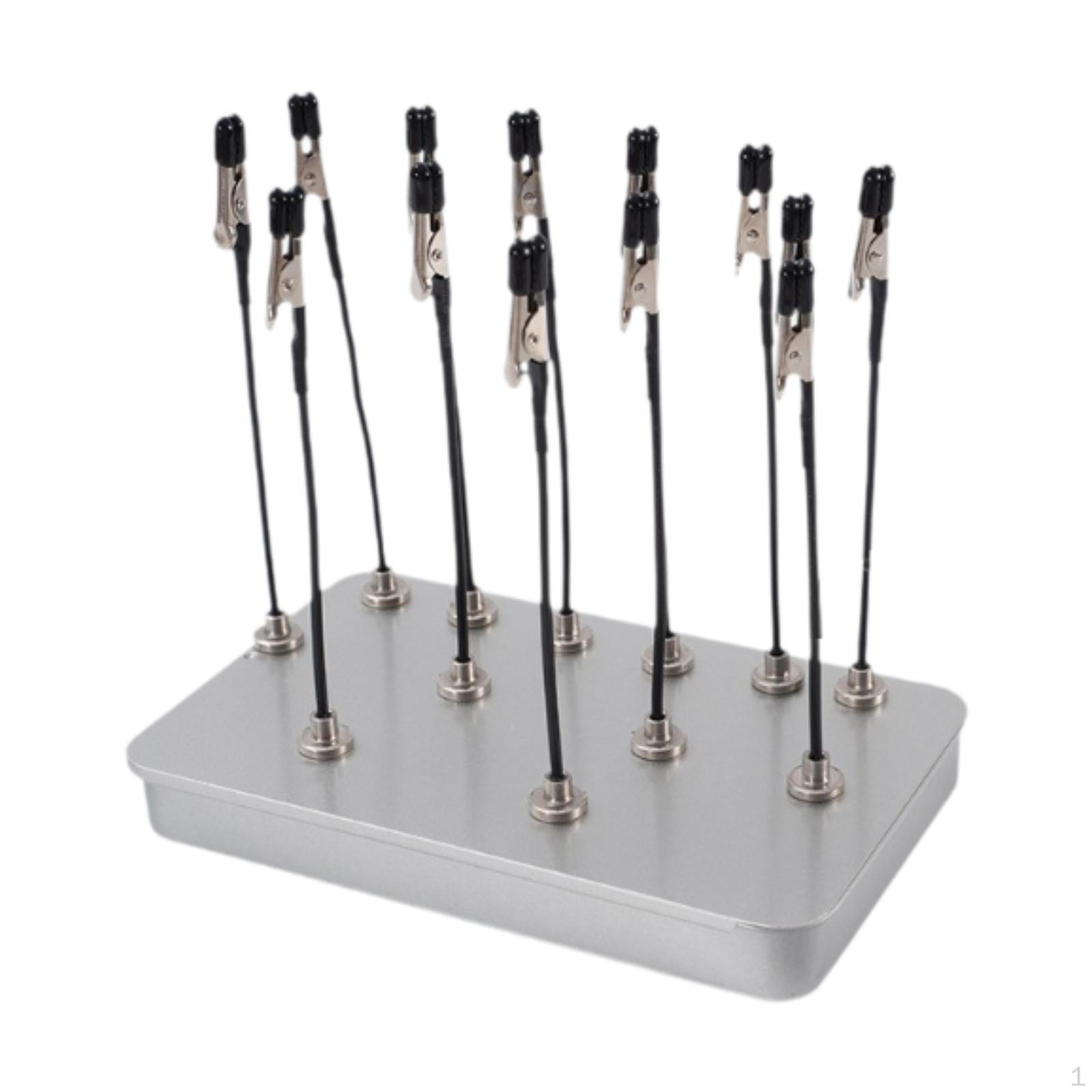 

Зажимы-крокодилы для подставки под краску, набор зажимов серебряный