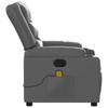 Massage Chair Relaxation Chair Grey Artificial Leather