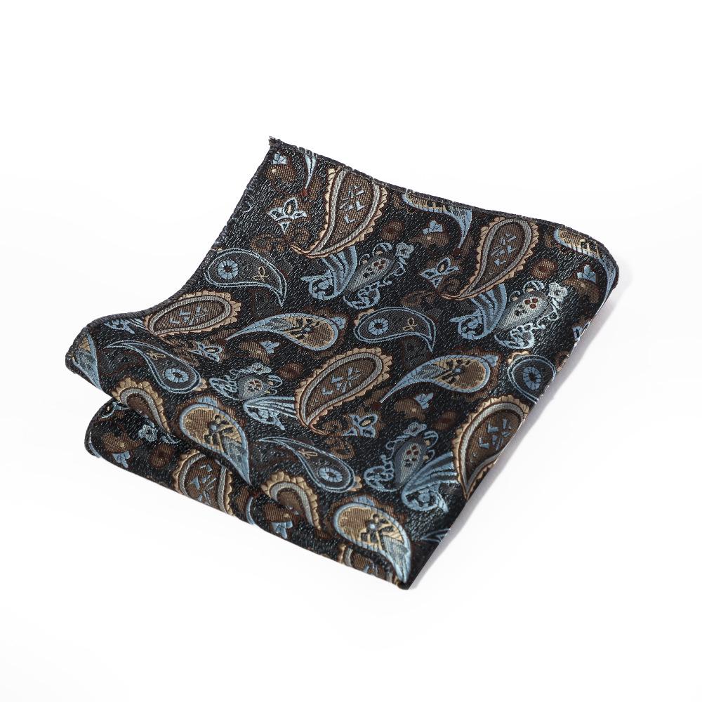 Herrficka i paisley-mönstrat polyester för affärs- eller fritidskostymer