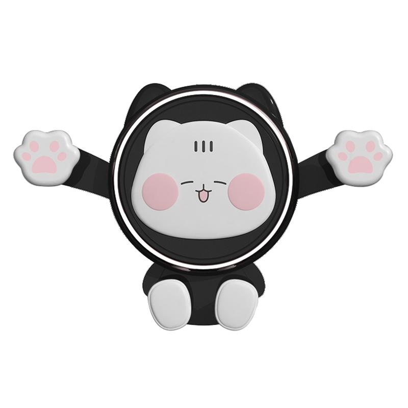 

ICARER FAMILY Дизайн котячої лапки Гравітаційний автомобільний тримач для телефону для iPhone 16/16 Plus/16 Pro/16 Pro Max Black