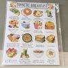 12 Pièces Tableau Alimentaire pour Diabétiques & Planificateur de Repas Liste d'Aliments pour les Courses pour Diabétiques Feuilles de Référence Alimentaire Diététique pour Diabétiques