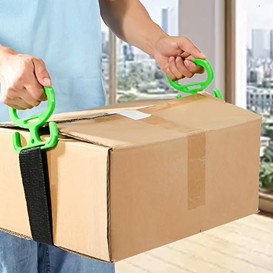 1/2Pcs Grocery Bag Carrier Shopping Bag Handles Strong Load-bearing Ergonomic Comfortable Grip Grocery Bag Holder Carry Handles