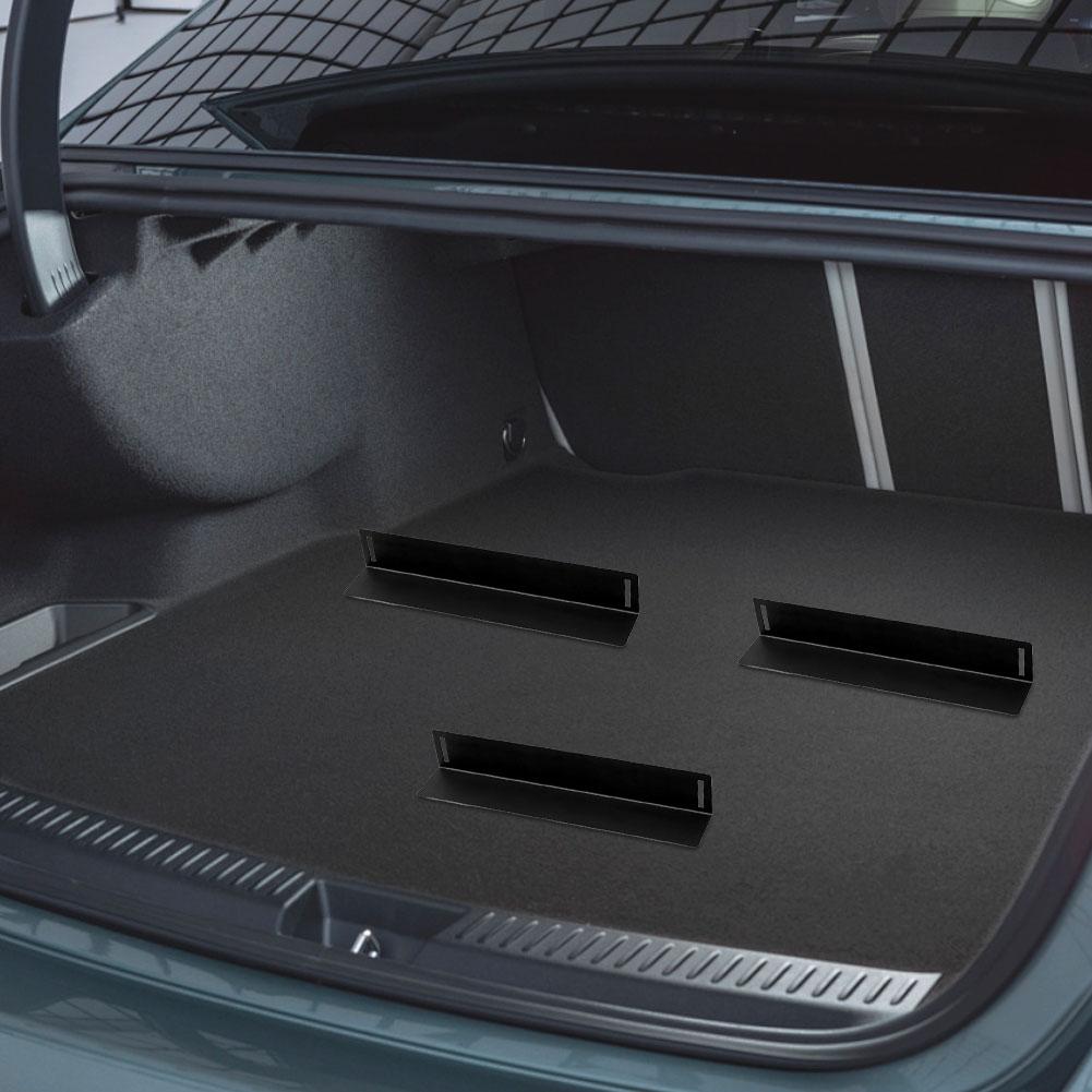 3 Pcs Car Back Auto Trunk Fixed Rack Easy Installation Universal Storage Partition Baffle Multipurpose for Car Boot Arrangement