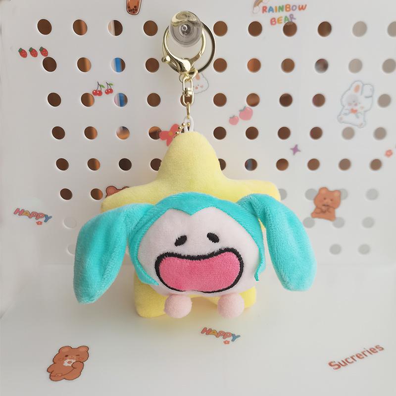 New Hatsune Miku Plush Key Pendant Cute Doll Bag Ornament 4-inch Catching Doll Gift