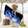 Football Player Kit Celebrating Beach Towel Super Soft & Absorbent Comfortable Lightweight Perfect for Traveling Yoga Camping and Swimming