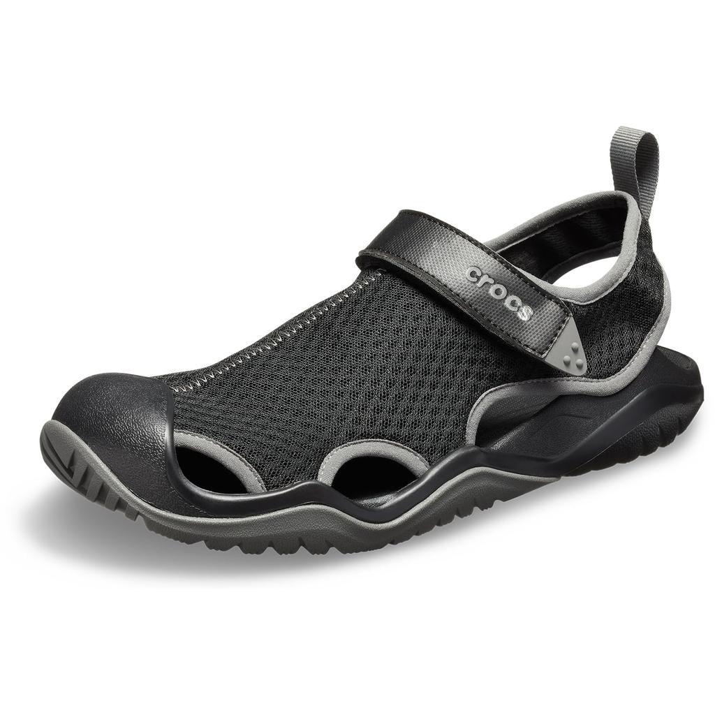 Swiftwater Mesh Deck Sandals for 27 cm [CROCS] Men, Black,