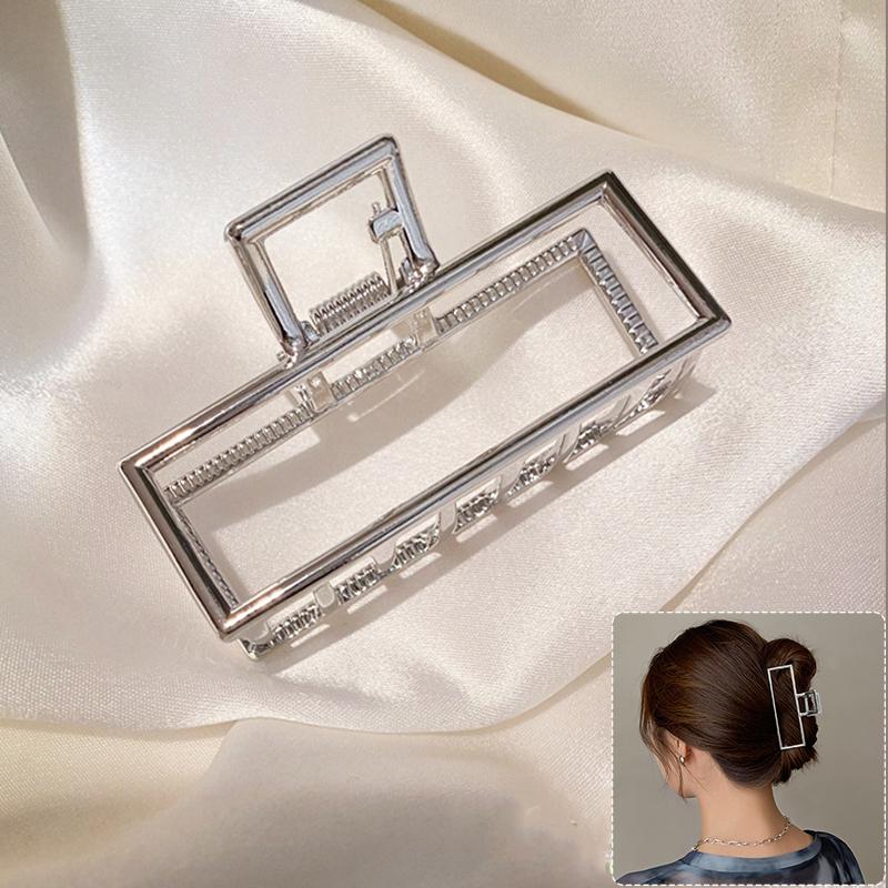 Trendy Big Women's Claw Clip for Thick Hair Accessories Headwear Giant Geometric Wave Note Crab Catch Clamps Clipper Hairgrip