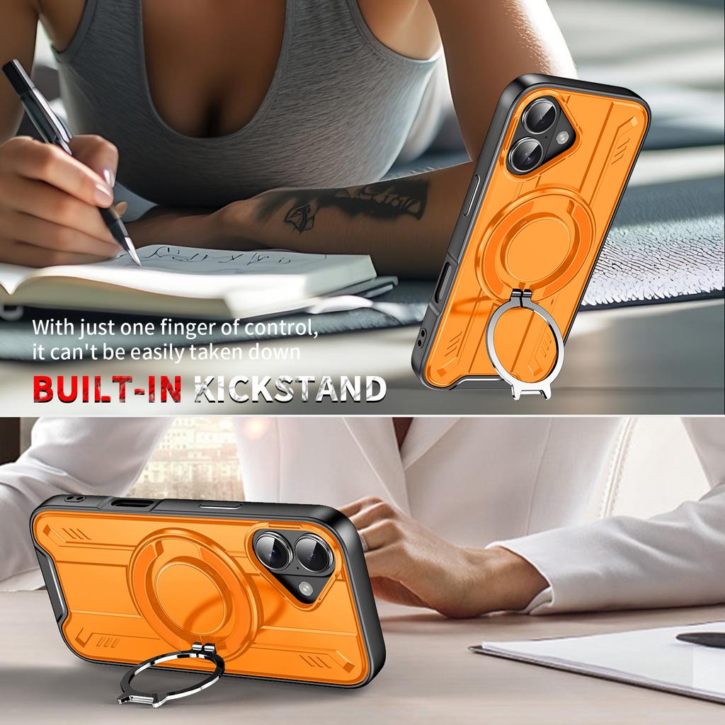 Shock Resistant Portable Stand Holder Case for Iphone 17 Pro Max 17 Air Iphone17 16 15 Plus 14 13 12 Pro 16e Iphone15 Iphone16