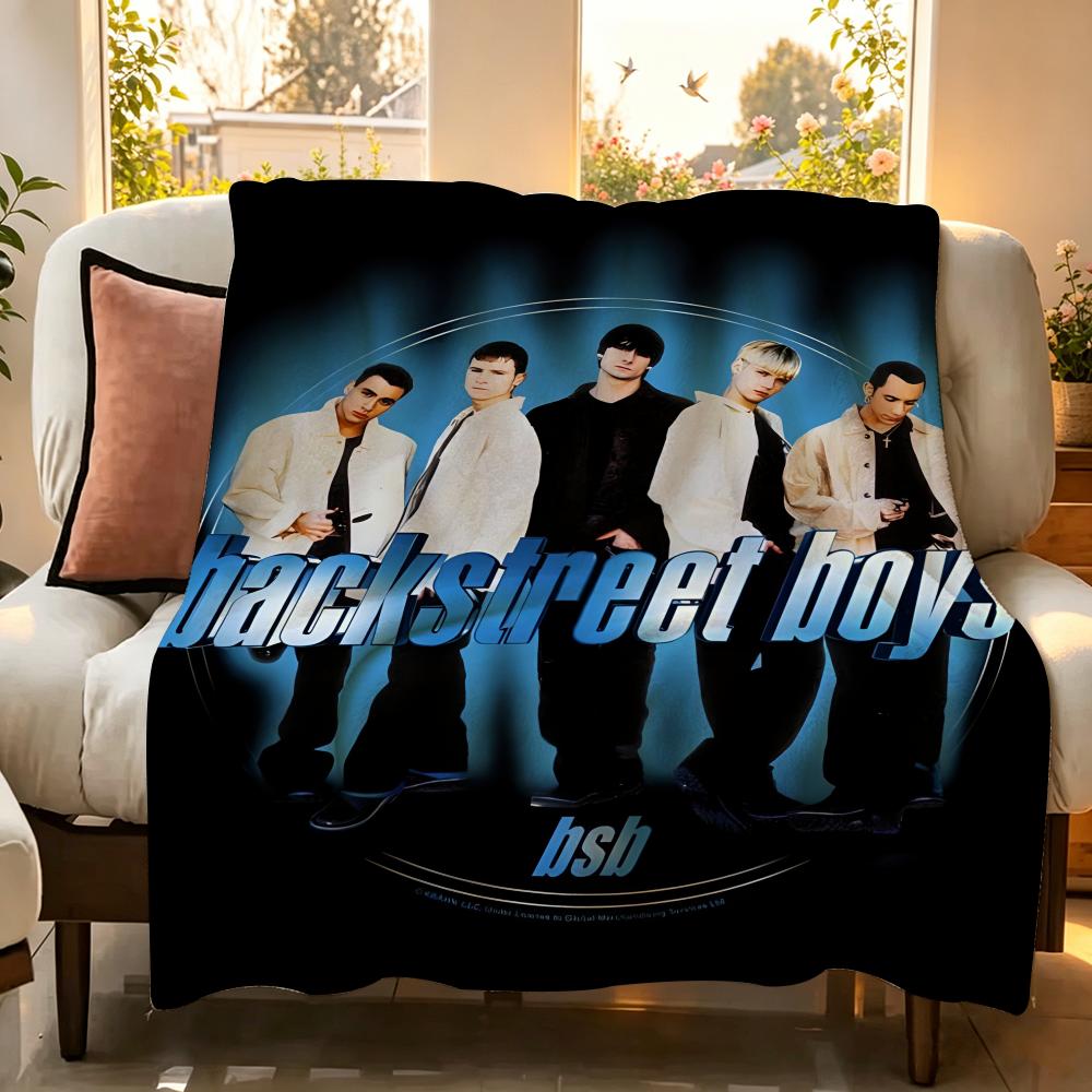 Coperta in Flanella Backstreet B Boys Throw B Adatta per Divano Soggiorno Camera da Letto