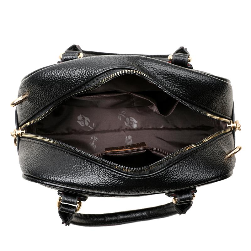 Soft Leather Handbag Women's Small Square Bag Crossbody Bag