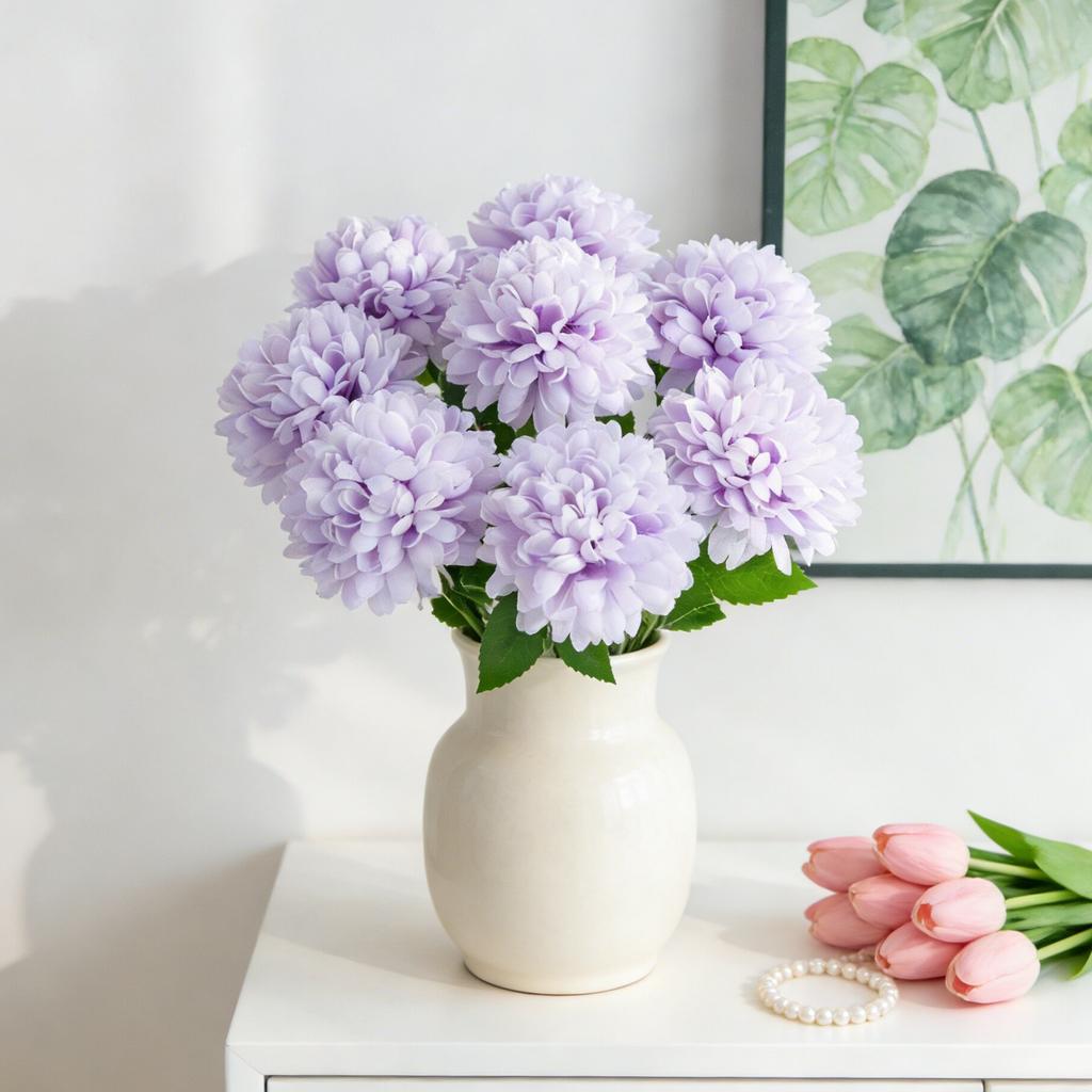 5/10Pcs Silk Ball Chrysanthemum Wedding Wreath Artificial Flower Decora Vase Home Room Scrapbooking Flower Diy Gifts Accessories