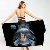 1pc Popular Singer JuL Microfiber Printed Beach Towel Mountain Climbing Yoga Beach Swimming Running Absorbent Soft Towel