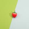 Creative Resin Strawberry Stud Earrings - Cute 3D Fruit Pendant Jewelry Accessories