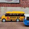 High Imitation Pull Back Car Vehicle Model School Bus Model Zinc Zinc Alloy Bus Model  Kids Gift