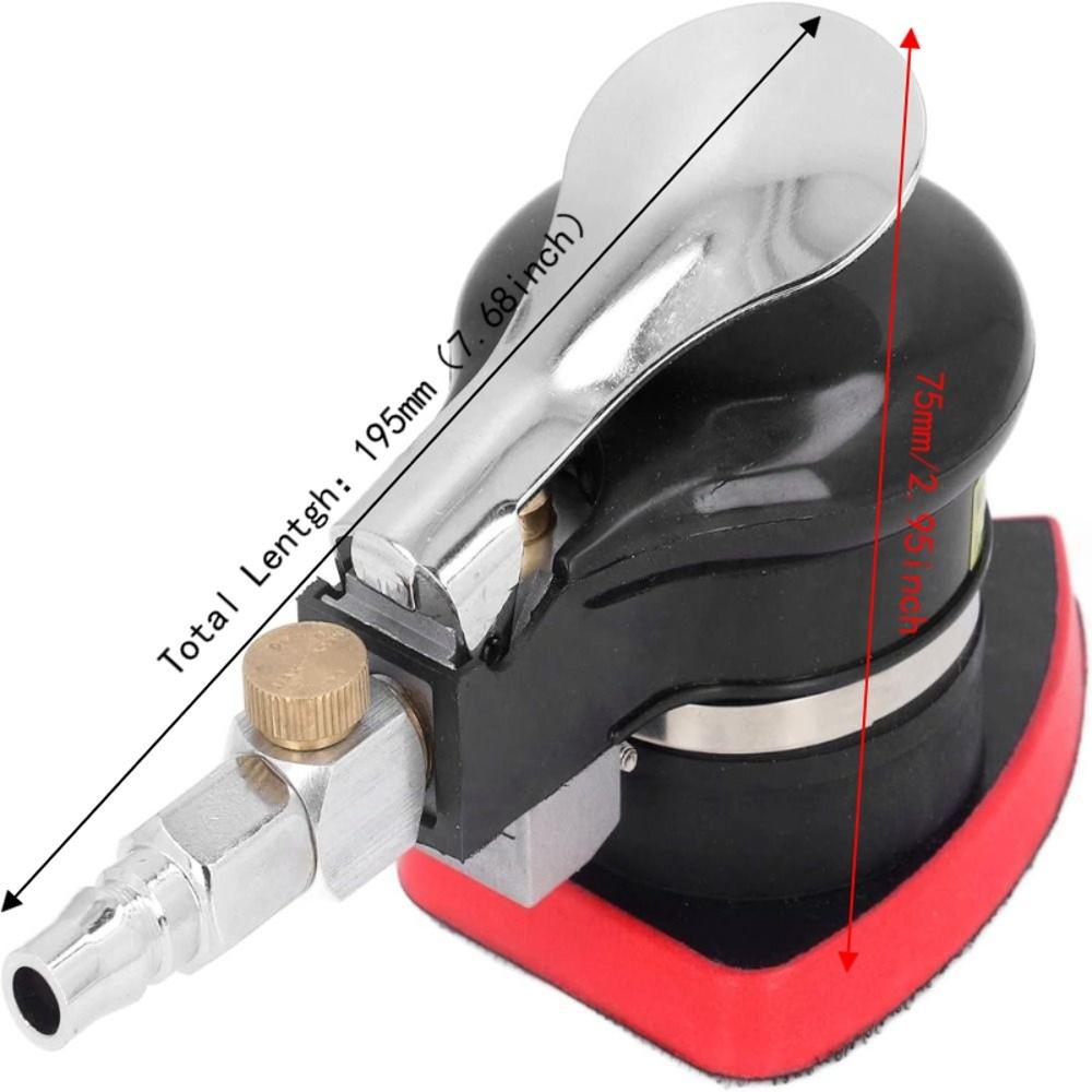 12000rpm Air Triangular Sander Triangular Pad Detail Sander Surface Finishing