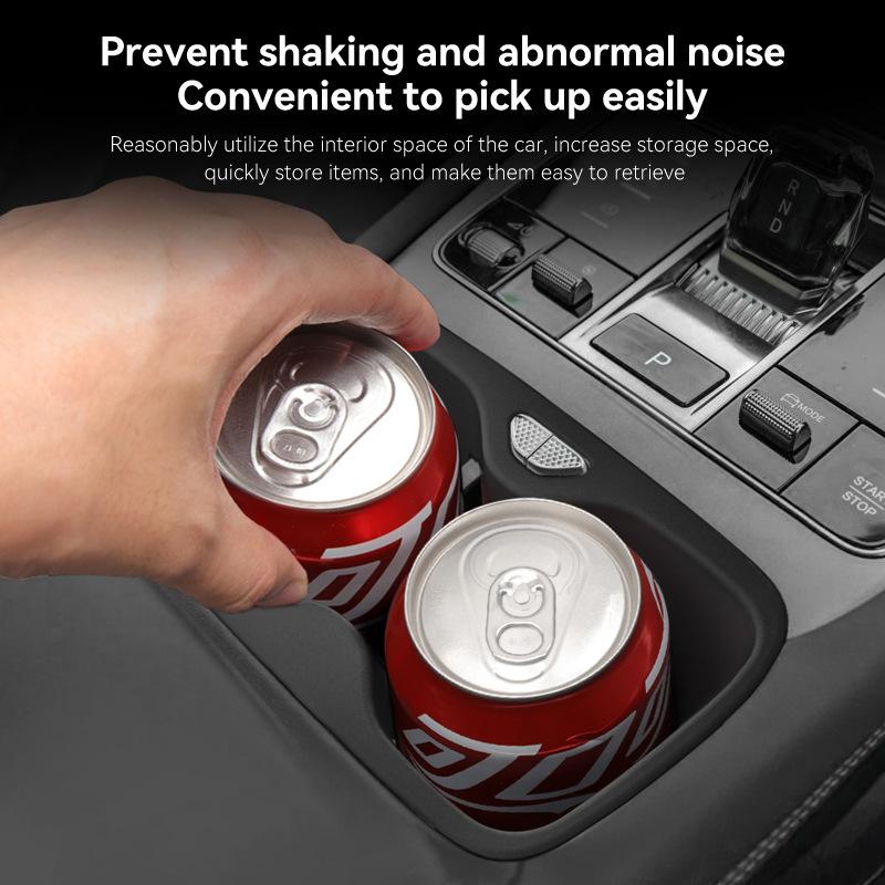 For BYD SEALION 7 07 EV 2024 Central Water Cup Holder Cup Holder Anti-slip Shock Absorbing Organizer Box Right Left Hand Drive