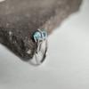 Silver Ring with Natural Topaz 2.374ct, Product Weight 2.44g (2179634)