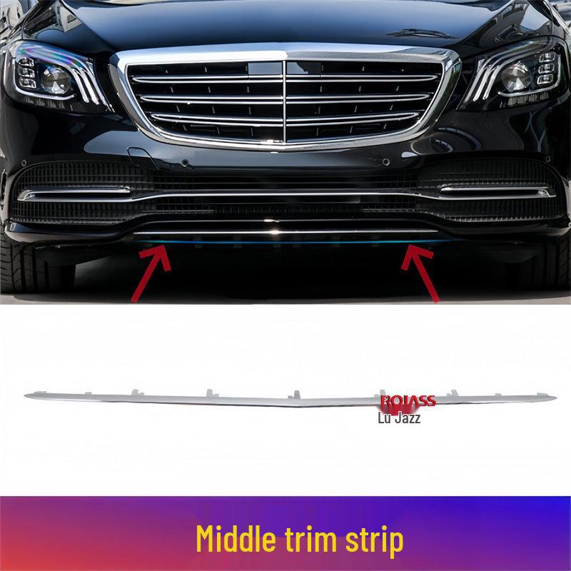 

Mercedes-Benz S-Class W222 Front Bumper Chrome-Plated Decorative Strip standard
