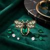 Elegant Alloy Rhinestone Bee Brooch - Versatile Accessory for Women's Fashion