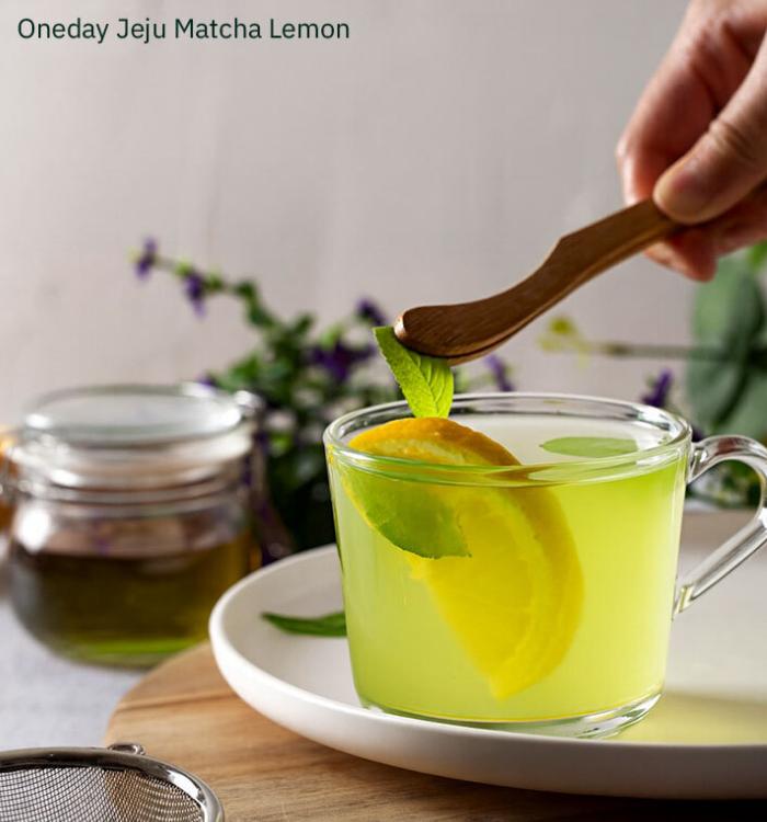 Refreshing Jeju Matcha Lemon Tea Sticks