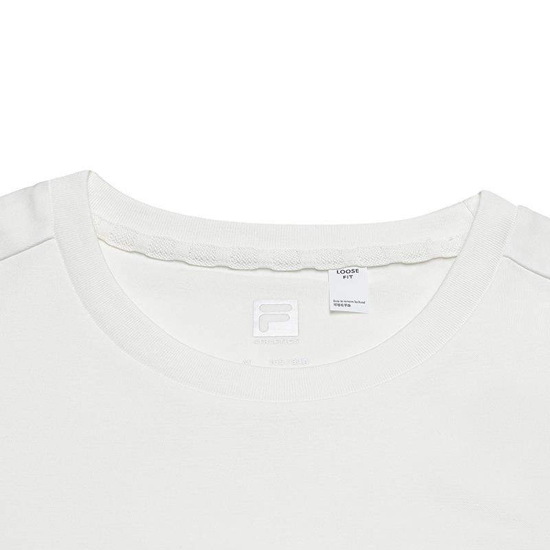 New FILA Fitness T Shirts Women's Heron White WT A11W531111F-WT