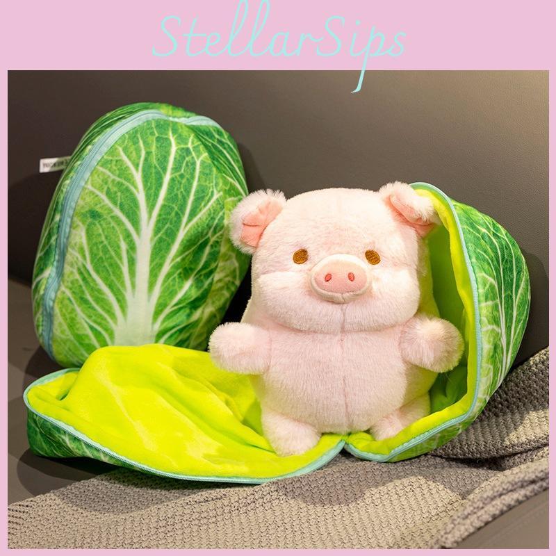 Adorable Plush Pig Toy Cartoon Style Soft Stuffed Animal Perfect Gift For Kids
