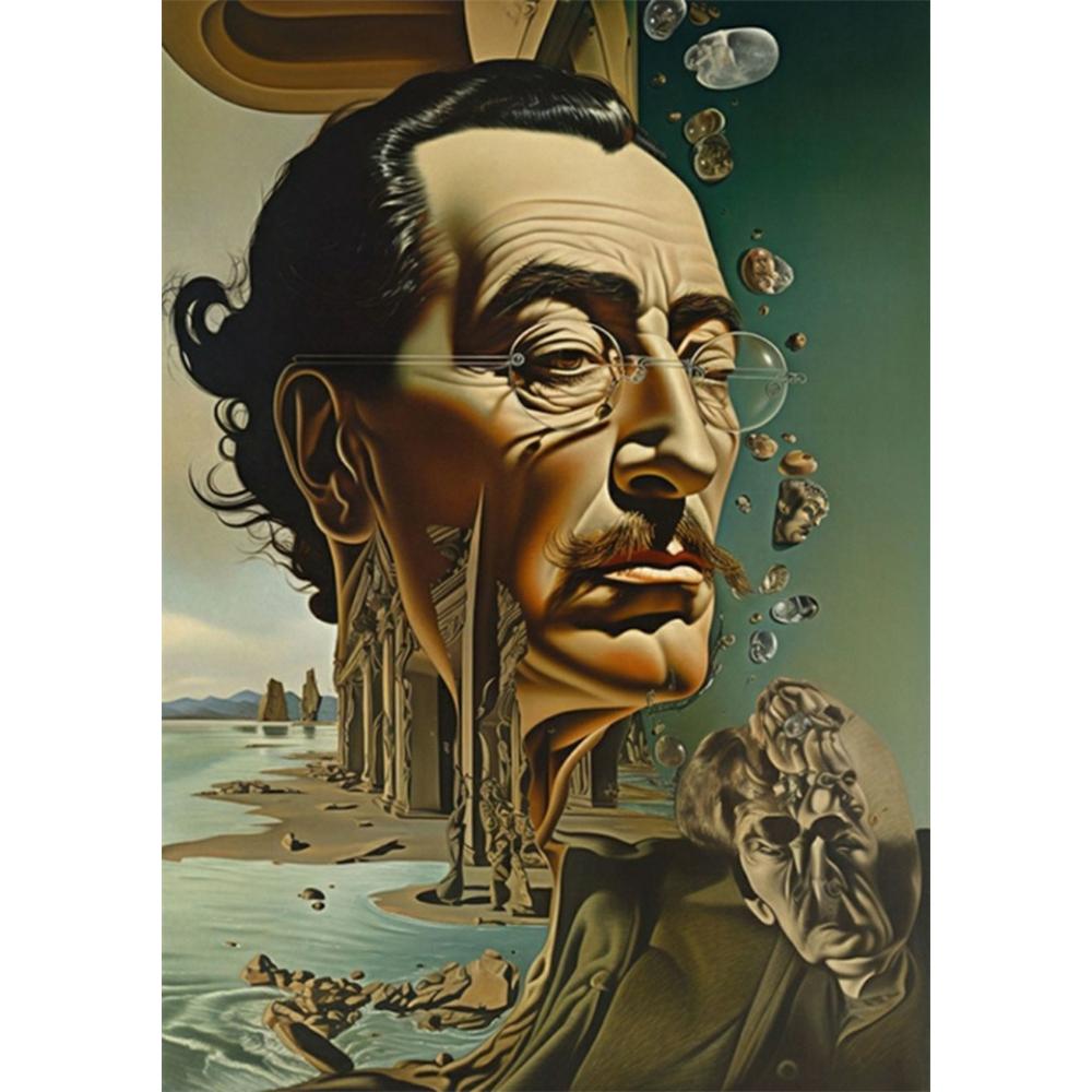 Surrealism Famous Artwork By Salvador Dali 5D DIY Art Diamond Painting Cross Stitch Pattern Pictures Mosaic Embroidery Home Deco