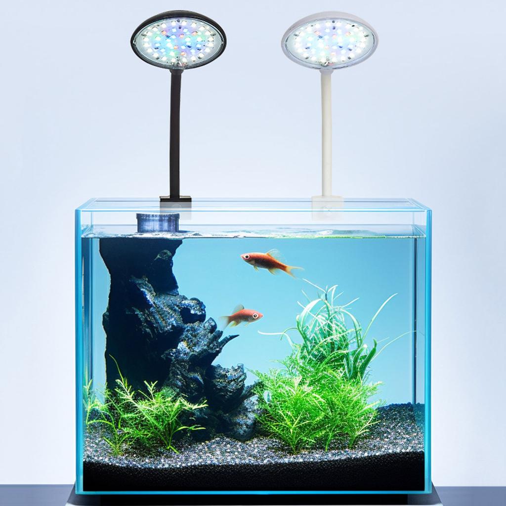 Aquarium LED Light 5W/7W LEDs for Saltwater Fish Tanks Clip-on Coral Tanks Aquarium Light with Clip Adjustable Hose