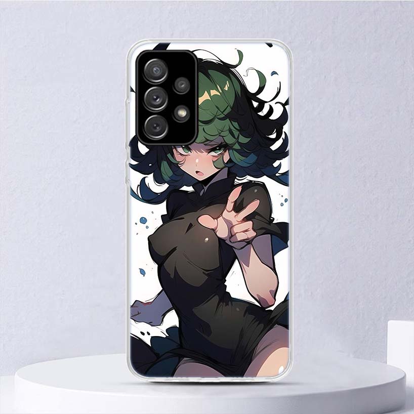 One P-Punch-Man Tatsumaki Soft Case For Samsung Galaxy A52 A42 A32 A22 A12 A02S Phone Cover A50 A51 A70 A71 A41 A31 A21S A40 A30