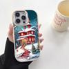 N103 Capodanno Buon Natale desig art Custodie Morbide per Telefono per Samsung S24 S23 Plus A15 A35 A54 Infinix Hot40i Bordo Placcato Protezione Fotocamera Cover Posteriore