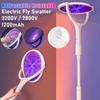 Multi Functional 2-In-1 Mosquito Killer Lamp Angle Retractable Mosquito Swatter USB Rechargeable Mosquito Swatter Bat Swatter