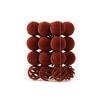 24pcs/Set Sparkling Christmas Spheres 4CM Xmas Window Decor Christmas Tree Props  Festive Decoration