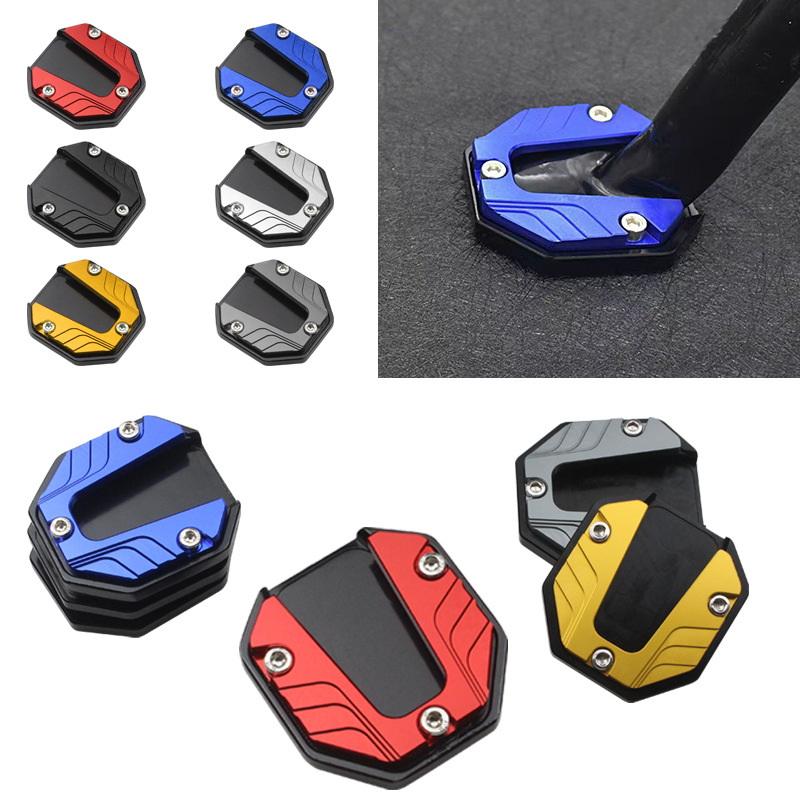 Motorcycle Bike Parking Kickstand Extender Foot Side Stand Pad Support Plate Motorbike Accessories
