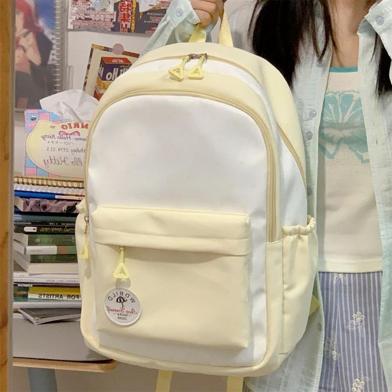 The New Schoolbag Is High-value, Fresh and Sweet, Candy-colored Backpack, Lightweight and Large-capacity Backpack for Junior High School Students.