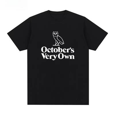 2025 Summer New OVO T-shirt Drake Tee Printed Graphic Fashion Casual High Quality Breathable Cotton Round Oversize T-shirt