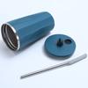 Good-looking Diamond Stainless Steel Cup with Straw Large Capacity Portable Handy Cup Creative Car Accompanying Coffee Cup