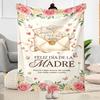 Mother's Day Love Letter Blanket Suitable for sofas,travel, living rooms also a good gift for friends and family Suitable for all seasons.
