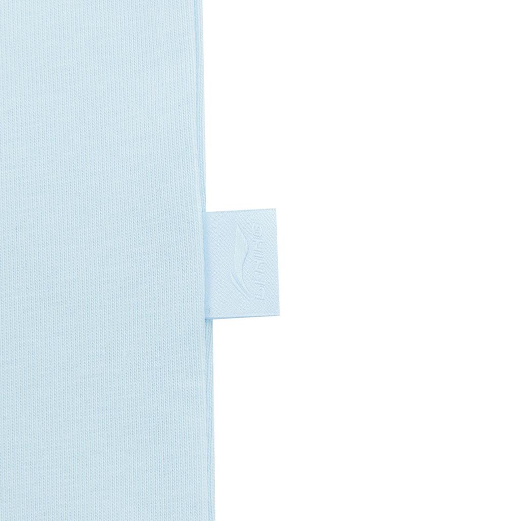 Li Ning Comfortable Loose Simple Short Sleeve T-Shirt Unisex Tops Light-Blue AHSW915-2