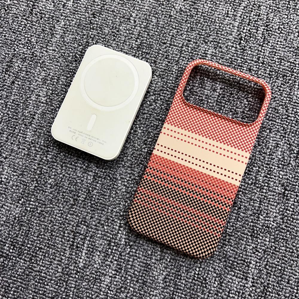 Ultra Slim Rugged Carbon Fibre Magnetic Case For iPhone 17 Air 16 15 14 13 12 Pro Max Plus Frameless Thin for Magsafe PC Cover