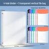 A4 Transparent Document Organizer - Leaf Folder, Office Storage, Test Paper Holder