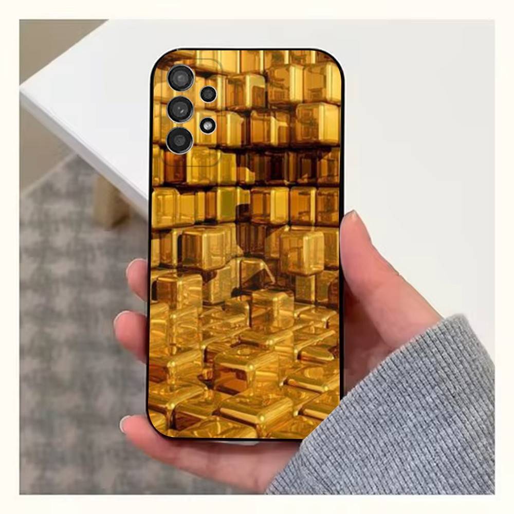 Money Gold Art Phone Case For Samsung S9,S10,S20,S10,S21,S25,S24,S23,Ultra,FE,Plus,Lite,Soft Silicone Black Cover