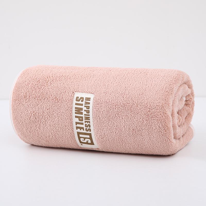 Pologge Korallfleece Baumwolle Badetuch Set: Dick, Wasserabsorbierend, 3-teilig für Erwachsene