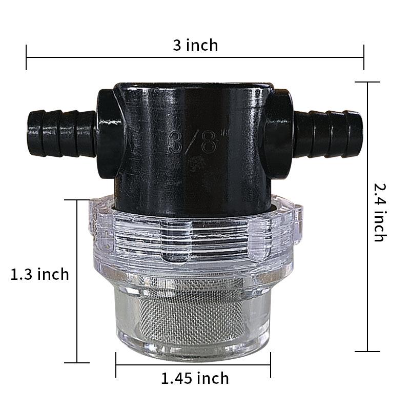 NPT Präzisionsgewinde Vorfilter RV Sediment Leitungswasserfilter zum Autowaschen