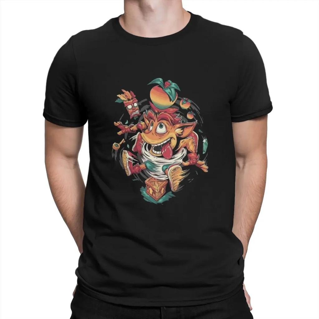 Crash Bandicoots TShirt Fun Distinctive T Shirt Original Streetwear New Trend Unisex