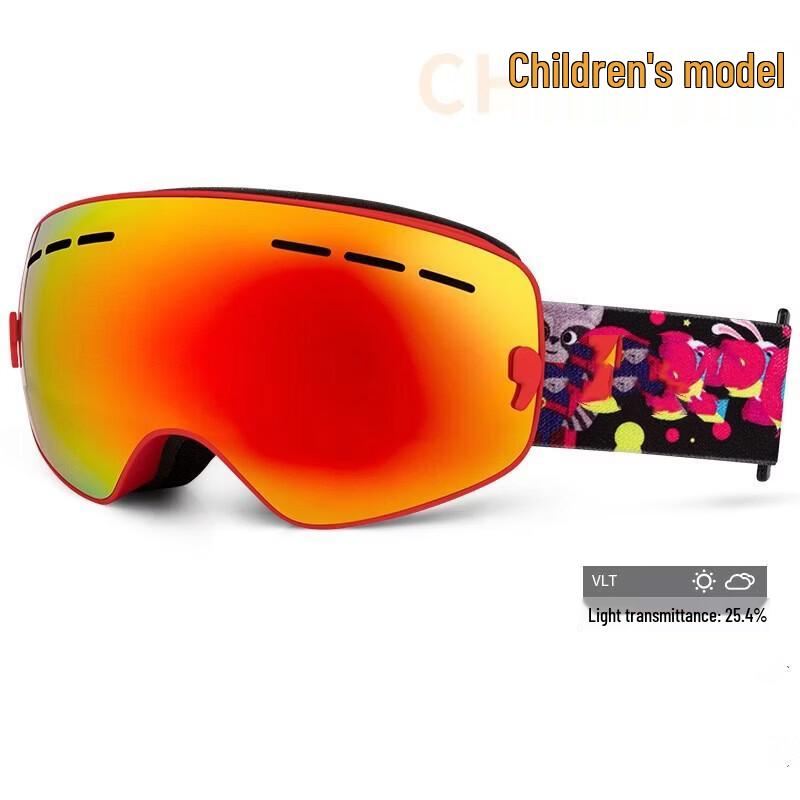 Mussels Kids Anti-Fog Ski Goggles