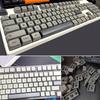 133Key Gray Mist Themed Keycap XDA Profile PBT Dye Sublimation Keycap Set for Customs Mechanical Keyboards
